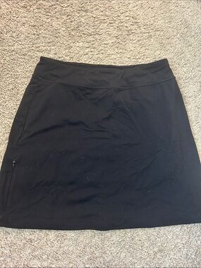 Athleta Black Women's Active Skort - Athletic Skirt Medium Tall